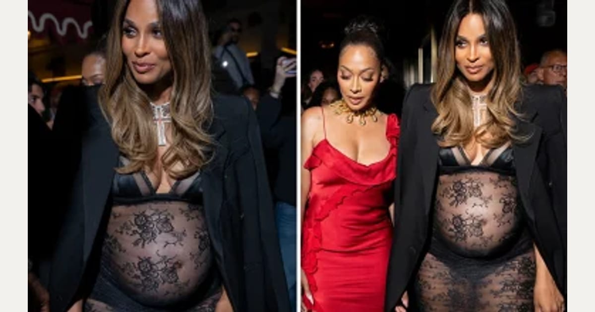 Ciara: Η αποκαλυπτική εμφάνιση της εγκυμονούσας τραγουδίστριας με διάφανο φόρεμα στο Παρίσι (βίντεο)