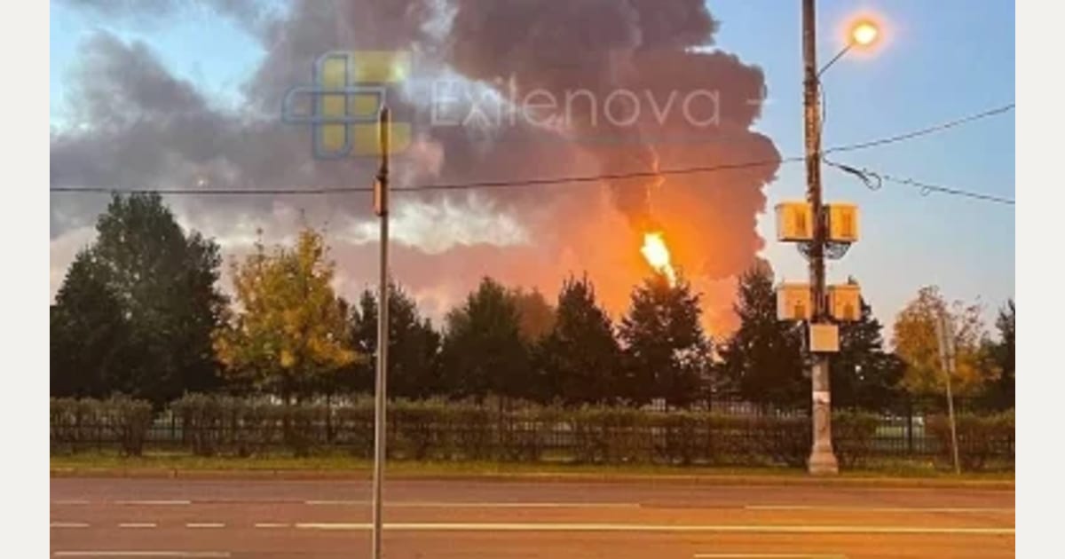 Οι Ουκρανοί κτύπησαν με drones την μεγαλύτερη αποθήκη πετρελαίου της Μόσχας (βίντεο)