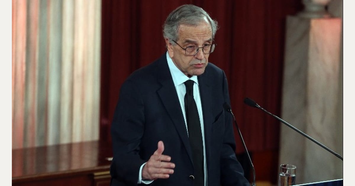 Νέα παρέμβαση Σαμαρά: «Διαπιστώνω σημάδια παρακμής» – «Είναι υποχρέωσή μου να συνεισφέρω στην πατρίδα»