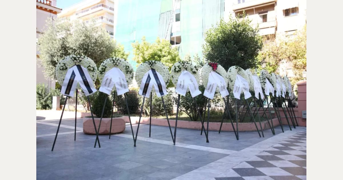 Κηδεία Σούλη Μαρκόπουλου: Συγκίνηση στο τελευταίο «αντίο»