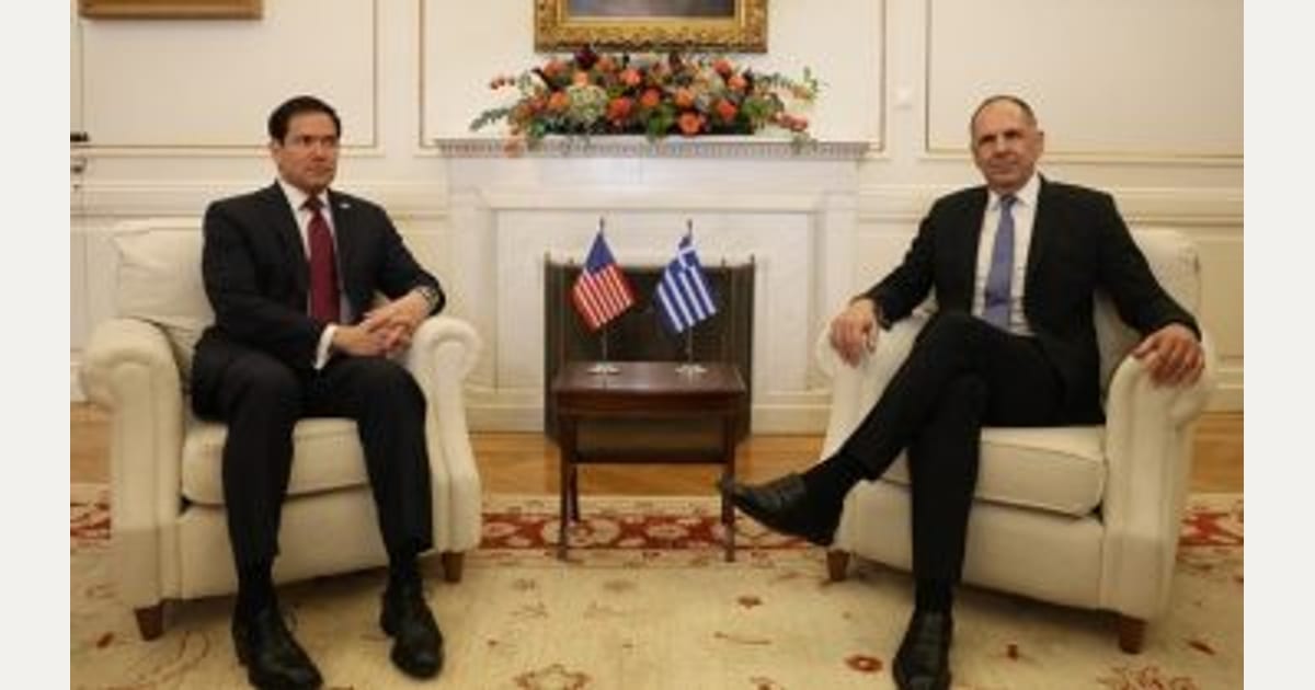 Συνάντηση στο ΥΠΕΞ – Μ. Ρούμπιο: Η Ελλάδα είναι πυλώνας σταθερότητας στην περιοχή