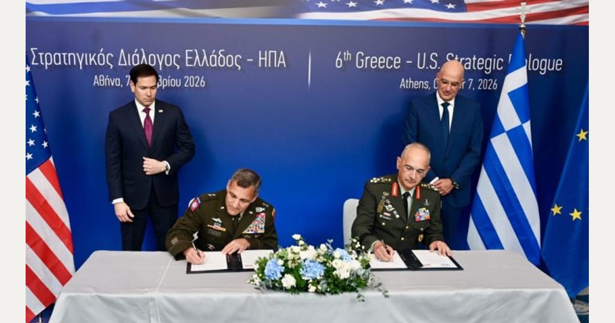 Δένδιας και Ρούμπιο έδωσαν το «παρών» στην υπογραφή της Επιστολής Προθέσεων Ελλάδας – Florida