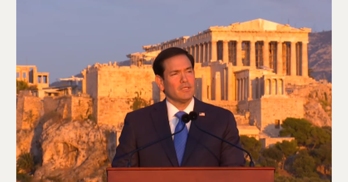M.Ρούμπιο από Πνύκα: «Η λέξη εθνικισμός έγινε βρισιά – Τα παιδιά μας ντρέπονται για την χώρα τους»