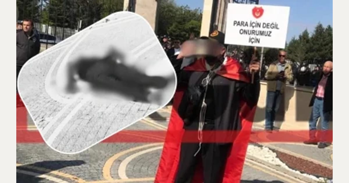 Σκληρό βίντεο: Δείτε την αυτοκτονία Τούρκου απόστρατου αστυνομικού σε διαδήλωση