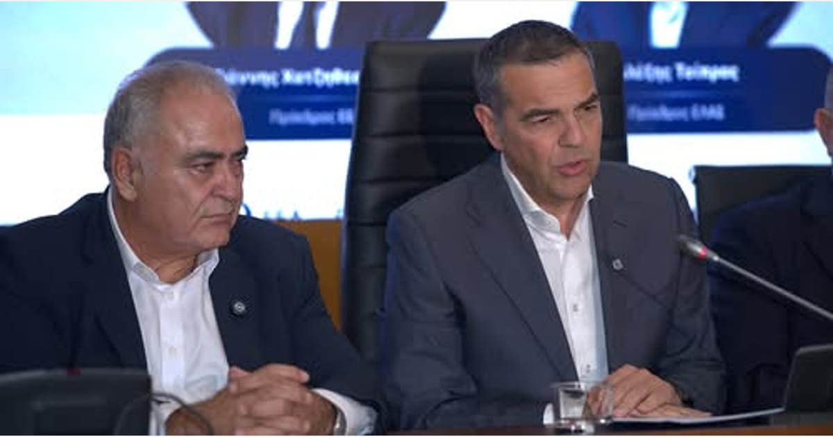 Σαφές μήνυμα συσπείρωσης των προοδευτικών δυνάμεων η παρουσία Τσιπρα στο επιμελητήριο του Γιάννη Χατζηθεοδοσιου