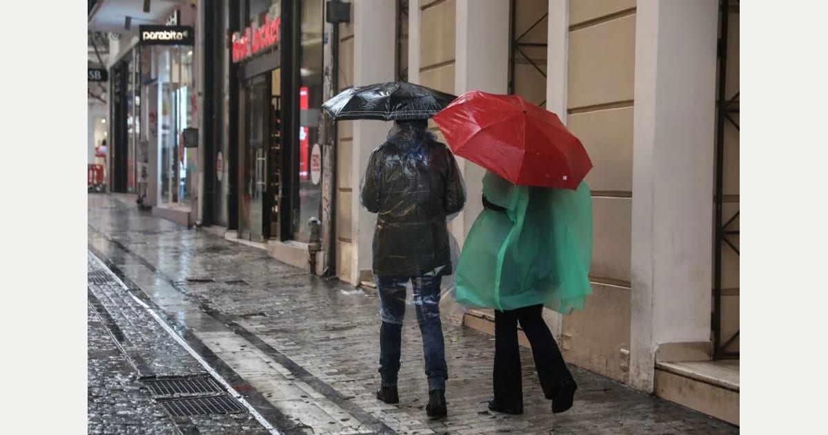 Έκτακτο δελτίο επιδείνωσης καιρού από την ΕΜΥ: Ισχυρές βροχές και θυελλώδεις άνεμοι από σήμερα