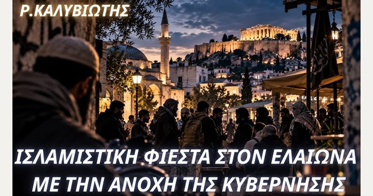 Ραφαήλ Καλυβιώτης: Ισλαμιστική φιέστα στον Ελαιώνα με την ανοχή της κυβέρνησης