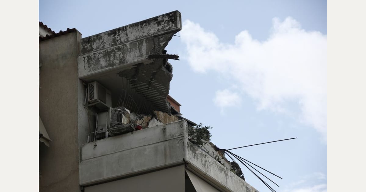 Ηράκλειο: Δύο περιπτώσεις κατάρρευσης τμημάτων μπαλκονιών μέσα σε λίγες ώρες.