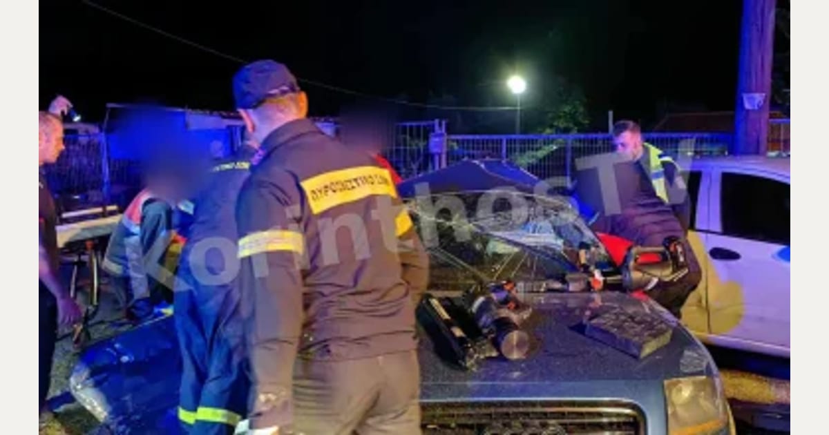 Κόρινθος: 26χρονος νεκρός μετά από σφοδρή σύγκρουση δύο ΙΧ (βίντεο)